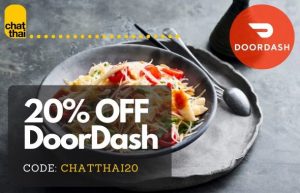 DEAL: Chat Thai - 20% off Orders over $20 via DoorDash (until 30 June 2020) 9