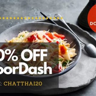 DEAL: Chat Thai - 20% off Orders over $20 via DoorDash (until 30 June 2020) 1