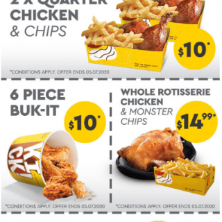 DEAL: Chicken Treat Vouchers valid until 5 July 2020 10