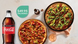 DEAL: Crust - 2 Large Gourmet Pizzas & 1.25L Drink $49.95 Delivered (until 2 July 2020) 6