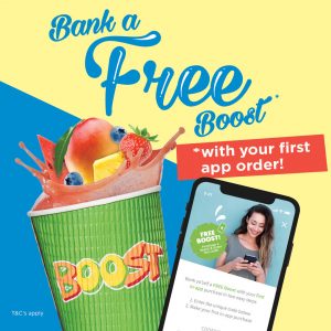 DEAL: Boost Juice - Free Boost after First App Order 8