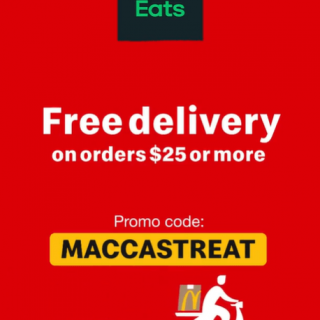 DEAL: McDonald's - Free Delivery on Orders over $25 via Uber Eats (5-7 June 2020) 7