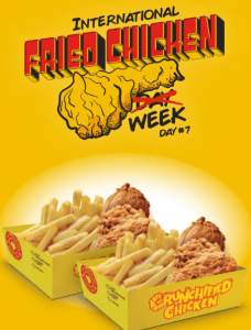 DEAL: Chicken Treat - 2x 2 Pieces Crunchfied Chicken & Chips for $10 10