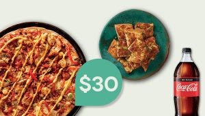 DEAL: Crust - Any Large Gourmet Pizza, Starter Bread & 1.25L Drink for $30 (until 30 July 2020) 6