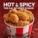 NEWS: KFC Hot and Spicy Chicken returns 17 May 2022