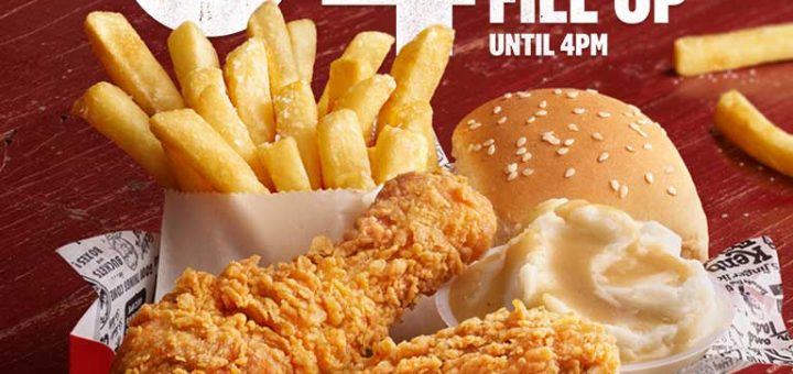 DEAL: KFC $4.95 Hot & Spicy Fill Up 2