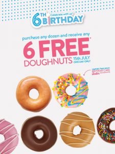 DEAL: Krispy Kreme South Australia - 6 Free Doughnuts with Any Dozen Purchase (15 July 2020) 4