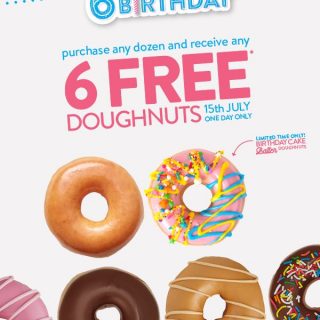 DEAL: Krispy Kreme South Australia - 6 Free Doughnuts with Any Dozen Purchase (15 July 2020) 3