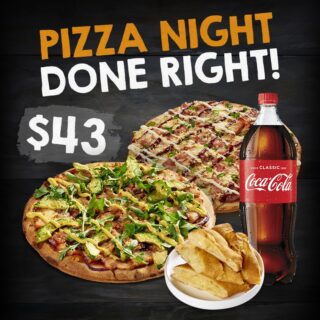 DEAL: Pizza Capers - 2 Large Capers Collection Pizzas, Calzone and 1.25L Drink $43 + More Deals 6 DEAL: Pizza Capers - 2 Large Capers Collection Pizzas, Calzone and 1.25L Drink $43 + More Deals 6