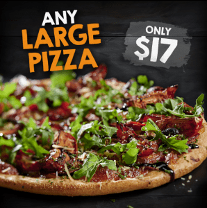 DEAL: Pizza Capers - Any Large Pizza $17 Pickup + More Deals 5