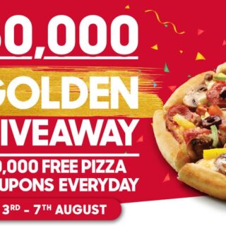 NEWS: Pizza Hut is Giving Away 50,000 Free Pizzas from 3-7 August 2020 4 NEWS: Pizza Hut is Giving Away 50,000 Free Pizzas from 3-7 August 2020 4