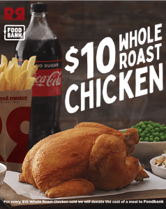DEAL: Red Rooster - $10 Whole Roast Chicken (25 July 2020) 3