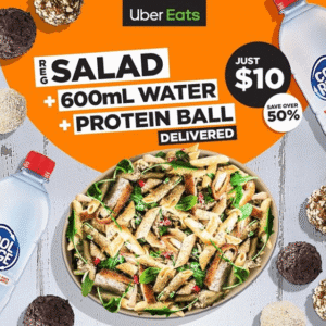 DEAL: Soul Origin - $10 Feed Your Soul Combo with Regular Salad, Protein Ball + Water for $10 via Uber Eats 4 DEAL: Soul Origin - $10 Feed Your Soul Combo with Regular Salad, Protein Ball + Water for $10 via Uber Eats 4