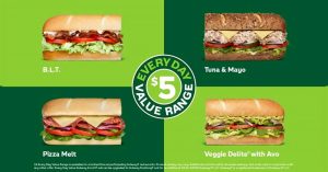 DEAL: Subway - $30 Meal for Two via DoorDash (until 25 April 2022) 6