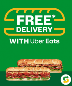 DEAL: Subway - Free Delivery with $20 Spend via Uber Eats 29
