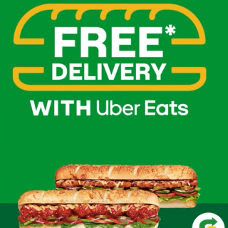 DEAL: Subway - Free Delivery with $20 Spend via Uber Eats 2