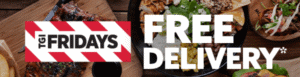 DEAL: TGI Fridays - Free Delivery via Menulog 2