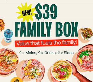 DEAL: Roll'd - $39 Family Box with 4 Mains, 4 Drinks & 2 Sides 6