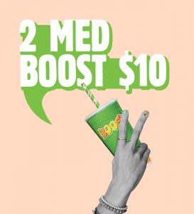 DEAL: Boost Juice - 2 Medium Boosts for $10 at Selected Sydney CBD Stores (until 23 August 2020) 8