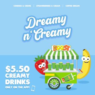 DEAL: Boost Juice - $5.50 Selected Creamy Drinks (4 August 2020) 9