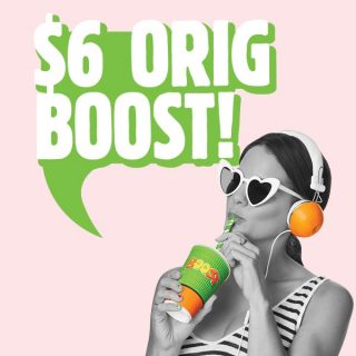DEAL: Boost Juice - $6 Original Boost at Selected Sydney CBD Stores (until 9 August 2020) 9