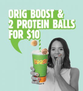 DEAL: Boost Juice - $10 Original Boost & 2 Protein Balls at Selected Sydney CBD Stores (until 16 August 2020) 8
