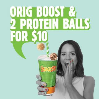 DEAL: Boost Juice - $10 Original Boost & 2 Protein Balls at Selected Sydney CBD Stores (until 16 August 2020) 7