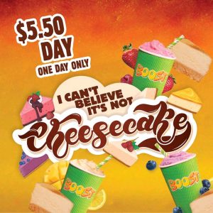 DEAL: Boost Juice App - $5.50 Cheesecake Range (11 August 2020) 8