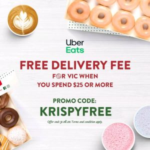 DEAL: Krispy Kreme - Free Delivery with $25+ Spend via Uber Eats & Menulog (VIC Only) 10