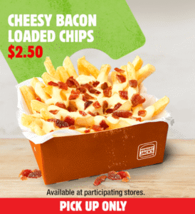 DEAL: Hungry Jack's App - $2.50 Cheesy Bacon Loaded Chips (until 21 September 2020) 1