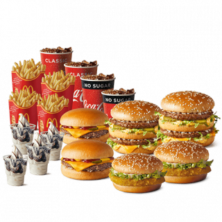 DEAL: McDonald’s $39.95 Family Box (4 Large Burgers, 2 Small Burgers, 4 Medium Fries, 20 Nuggets, 4 Soft Drinks) 1