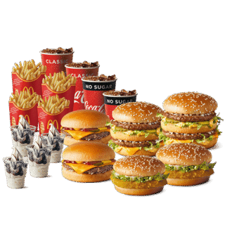 DEAL: McDonald’s $39.95 Family Box (4 Large Burgers, 2 Small Burgers, 4 Medium Fries, 20 Nuggets, 4 Soft Drinks) 6 DEAL: McDonald’s $39.95 Family Box (4 Large Burgers, 2 Small Burgers, 4 Medium Fries, 20 Nuggets, 4 Soft Drinks) 6