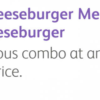 DEAL: McDonald’s - $5 Small Cheeseburger Meal + Extra Cheeseburger (15 November 2020 - 30 Days 30 Deals) 2