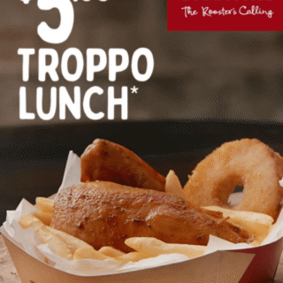 DEAL: Red Rooster - $5.95 Troppo Lunch until 4pm (Quarter Chicken, Small Chips, Pineapple Fritter) - QLD Only 7