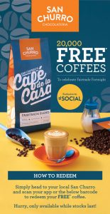 DEAL: San Churro - Free Coffee for el Social Club Members (until 24 August 2020) 4