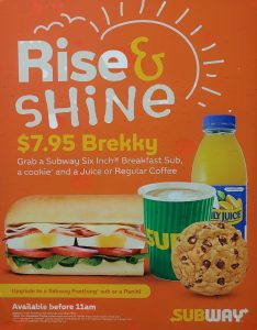 DEAL: Subway $6 Selected Six-Inch Subs 5