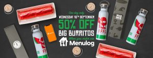 DEAL: Mad Mex - 50% off Big Burritos via Menulog + Free Metal Water Bottle (16 September 2020) 11