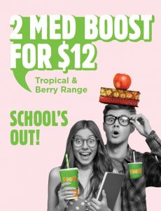 DEAL: Boost Juice - 2 Medium Tropical or Berry Boost for $12 at Selected Stores (until 11 October 2020) 8