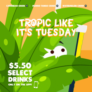 DEAL: Boost Juice - $5.50 Tropical Tuesday - Caribeean Green, Mango Tango Crush, Watermelon Crush (29 September 2020) 5