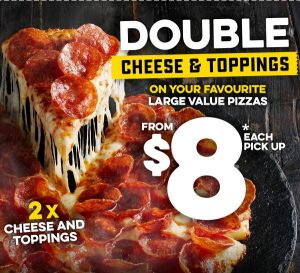 NEWS: Domino's - $8 Value Range with Double Cheese & Toppings 3