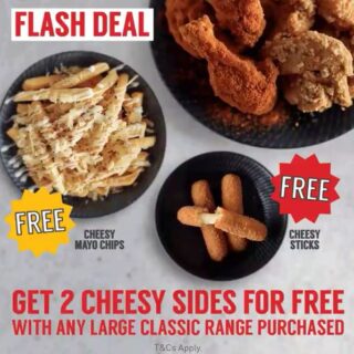 DEAL: Nene Chicken - Free Cheesy Mayo Chips and Cheesy Sticks with Large Classic Range Purchase on 9 September 2020 (QLD/WA/NT) 5