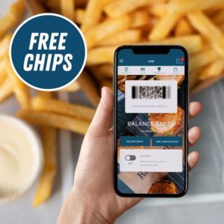 DEAL: Ribs & Burgers - Free Small Chips with App Download for New Signups 10