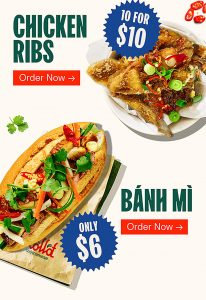 DEAL: Roll'd - 10 Chicken Ribs for $10 & $6 Banh Mi (VIC Only) 6