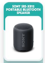 Sony SRSXB12B Portable Bluetooth Speaker - McDonald’s Monopoly Australia 2020 3