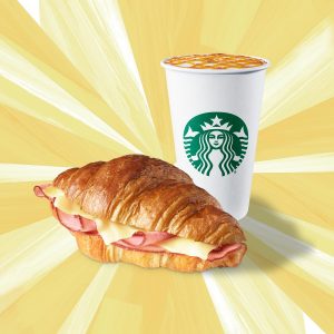 DEAL: Starbucks - $6.50 Croissant with Any Beverage Before 11am 7