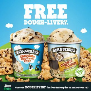 DEAL: Free Ben & Jerry's & Dessert Store Delivery with $20 Minimum Spend via Uber Eats 7