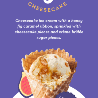 DEAL: Baskin Robbins - Buy One Get One Free Caramel Fig Cheesecake 1 Scoop Waffle Cone for Club 31 Members 8