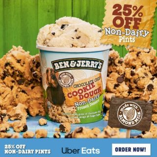 DEAL: Ben & Jerry's - 25% off Non-Dairy Pints via Uber Eats 7