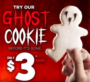 NEWS: Domino's Halloween Ghost Cookie for $3 3