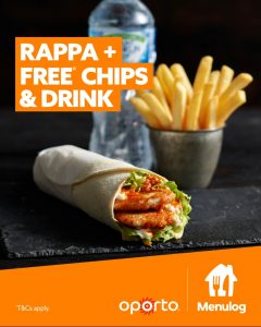 DEAL: Oporto - Free Chips and Drink with Rappa Purchase via Menulog 3